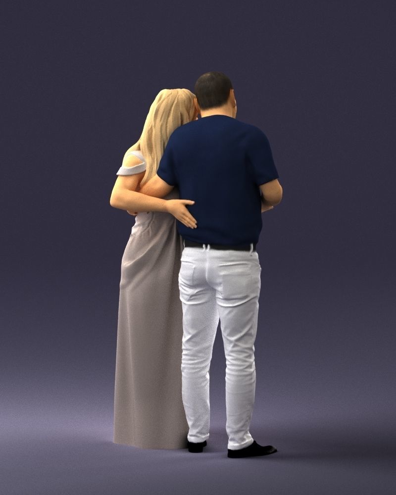 Armenian bride and groom 0485 3D model_21