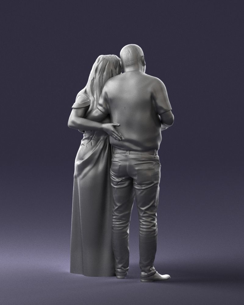 Armenian bride and groom 0485 3D model_22