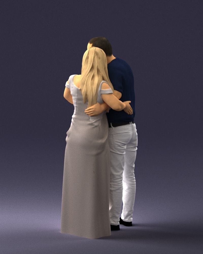 Armenian bride and groom 0485 3D model_12