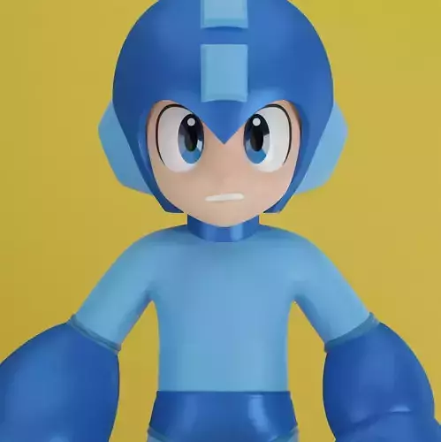 Rockman MegaMan 3D model Nes Famicom Japan 3D model