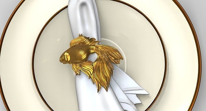  service napkin bracelet 3D print model