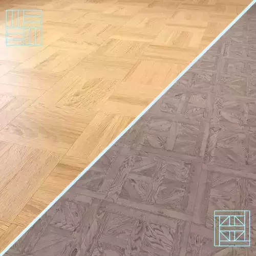 Parquet - Laminate - Wooden floor 2 in 1