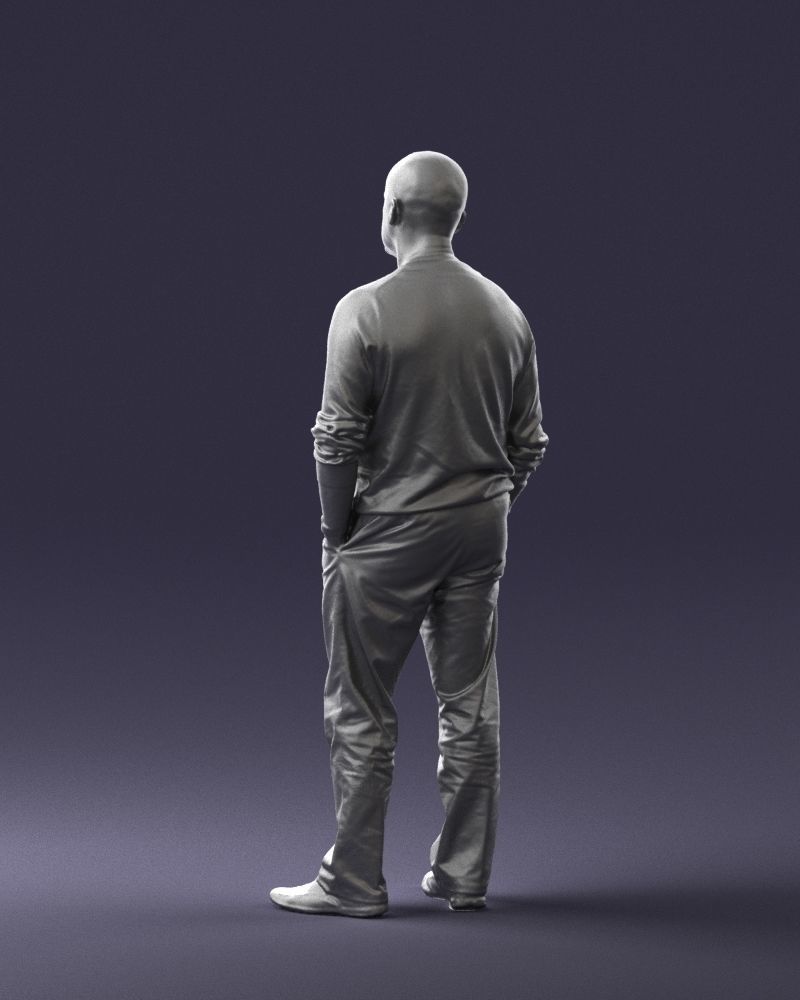 Bald man sweater 0523 3D model_16