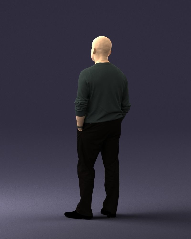 Bald man sweater 0523 3D model_15