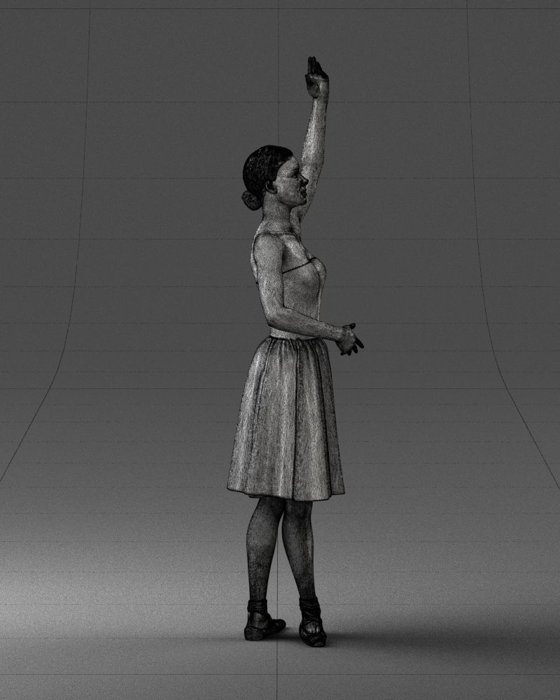 000330 Ballet Dancer in Graceful Pose 0105 3dp 3D print model_8