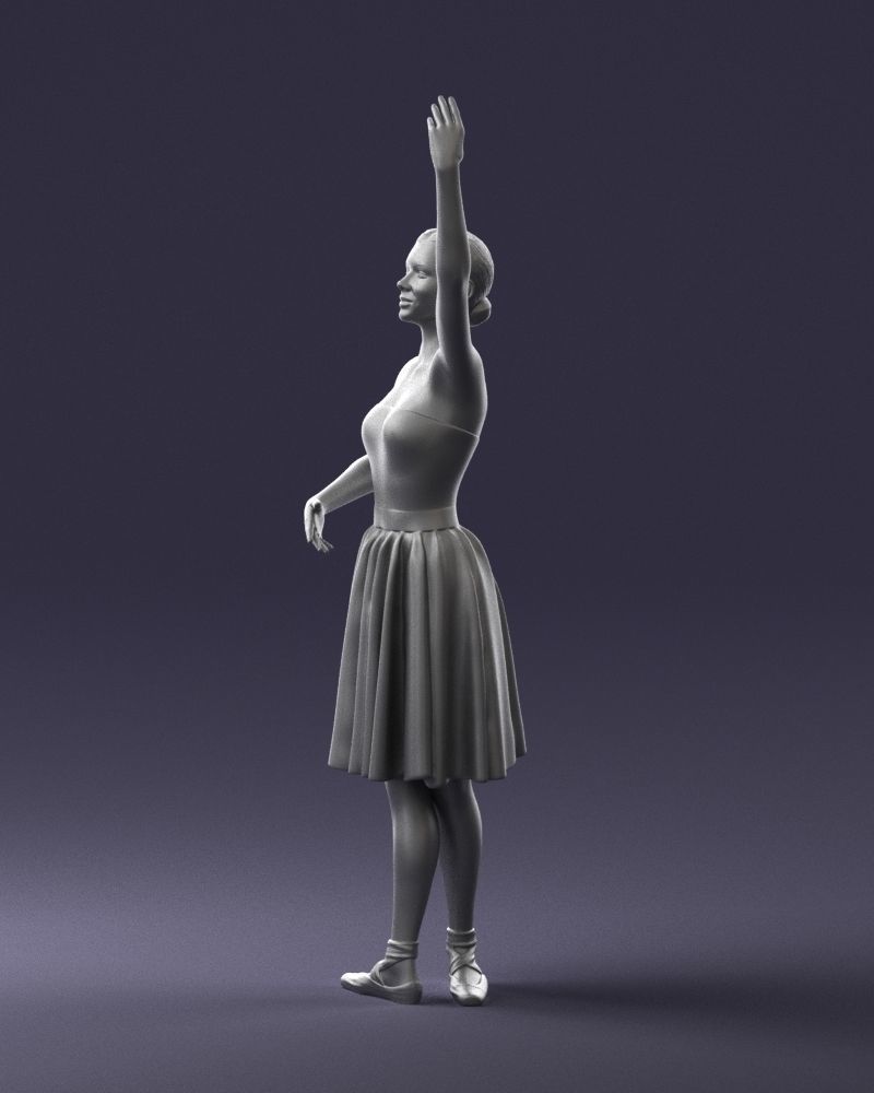 000330 Ballet Dancer in Graceful Pose 0105 3dp 3D print model_17