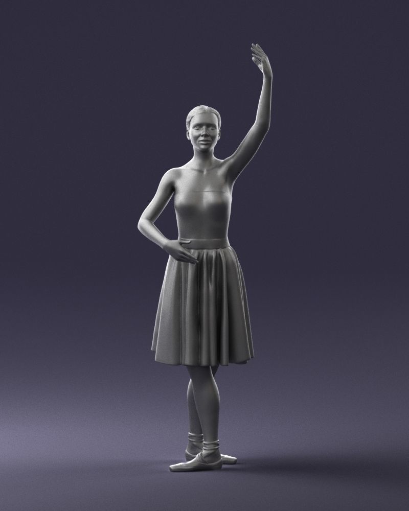 000330 Ballet Dancer in Graceful Pose 0105 3dp 3D print model_21