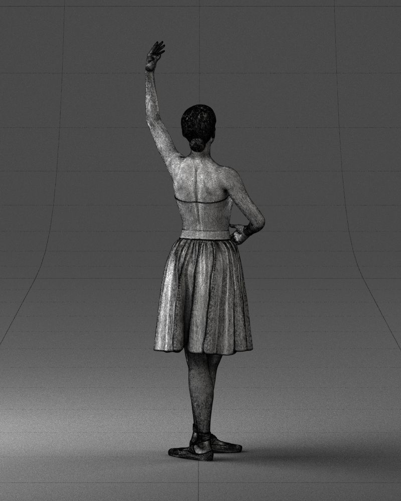 000330 Ballet Dancer in Graceful Pose 0105 3dp 3D print model_12