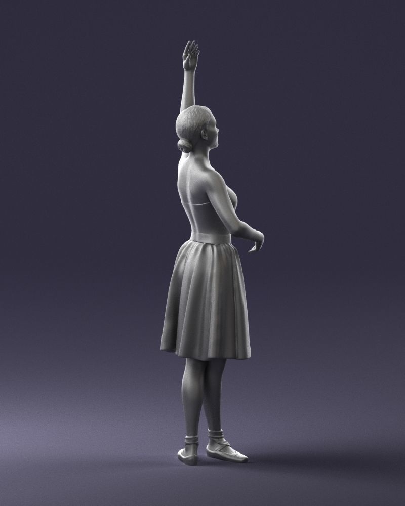 000330 Ballet Dancer in Graceful Pose 0105 3dp 3D print model_9