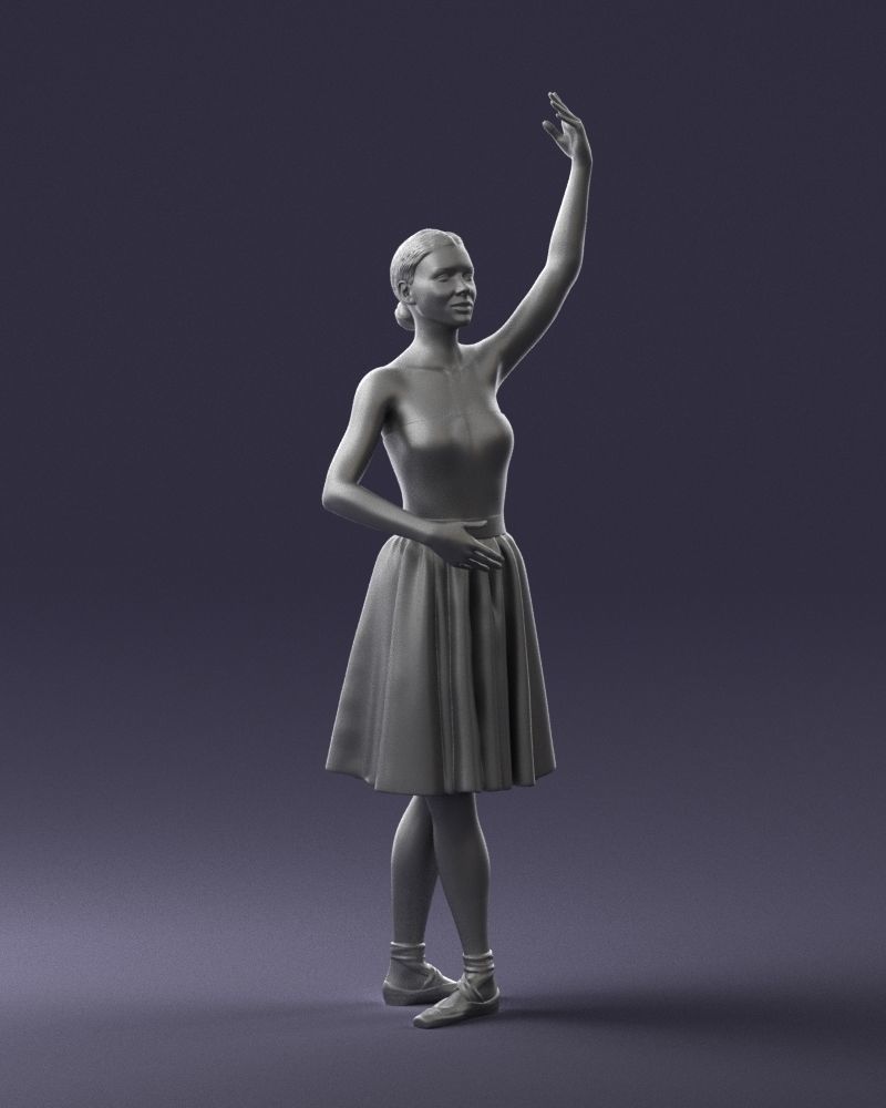 000330 Ballet Dancer in Graceful Pose 0105 3dp 3D print model_3