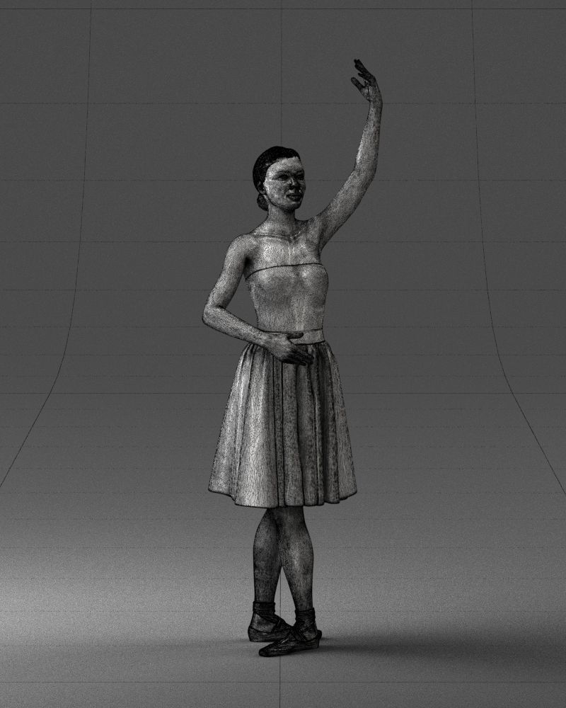 000330 Ballet Dancer in Graceful Pose 0105 3dp 3D print model_26