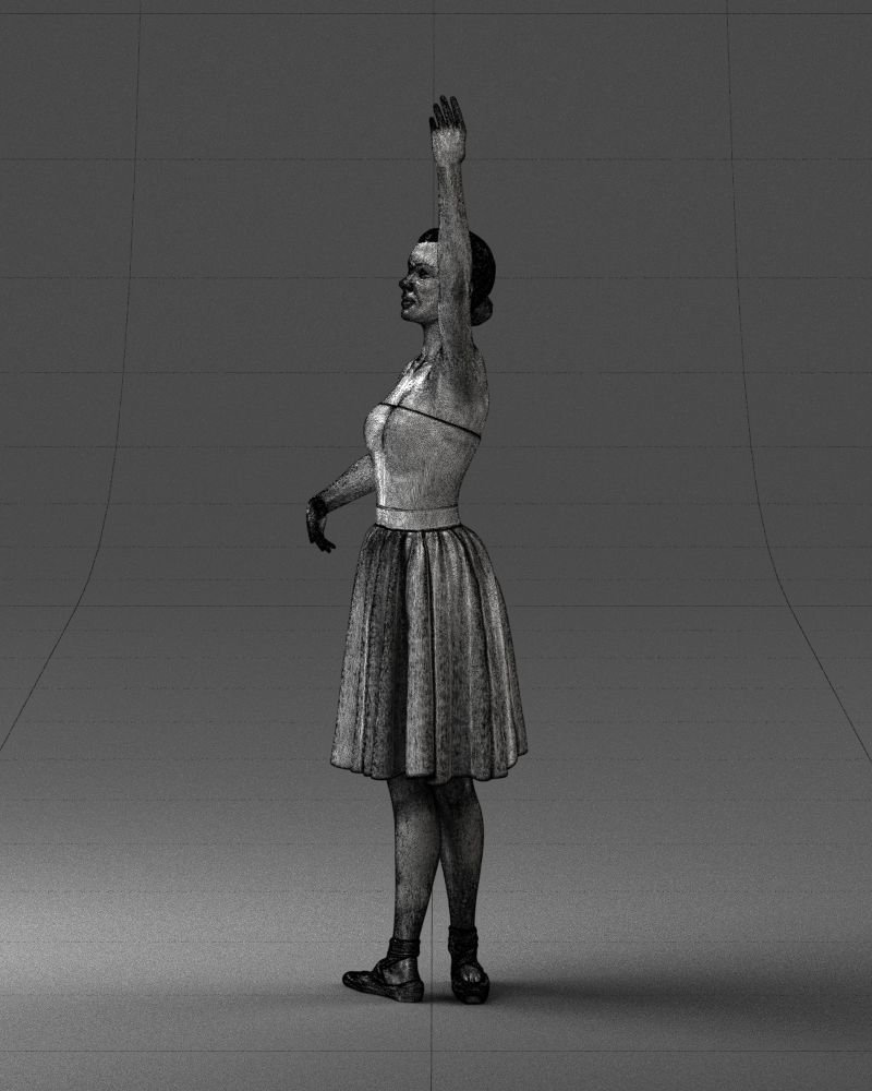 000330 Ballet Dancer in Graceful Pose 0105 3dp 3D print model_18