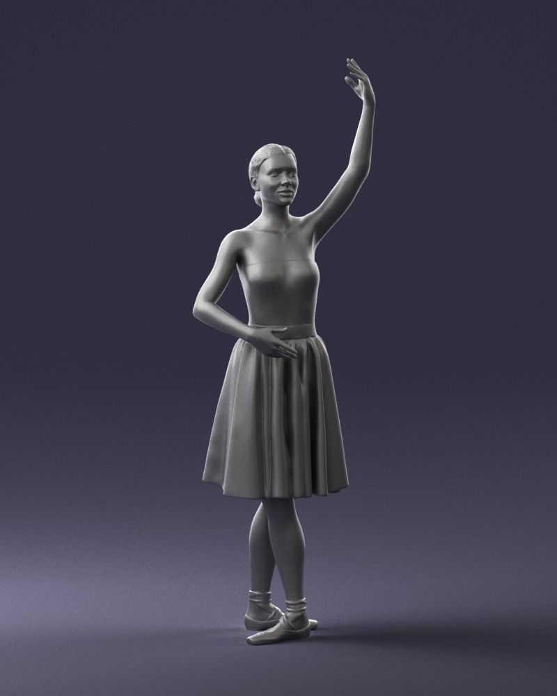000330 Ballet Dancer in Graceful Pose 0105 3dp 3D print model_23