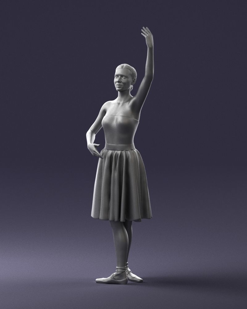 000330 Ballet Dancer in Graceful Pose 0105 3dp 3D print model_19