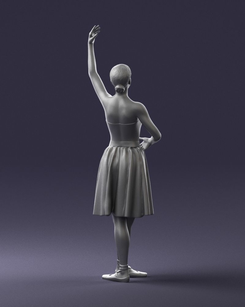 000330 Ballet Dancer in Graceful Pose 0105 3dp 3D print model_11
