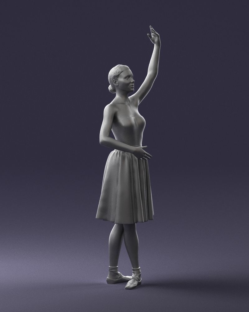 000330 Ballet Dancer in Graceful Pose 0105 3dp 3D print model_5