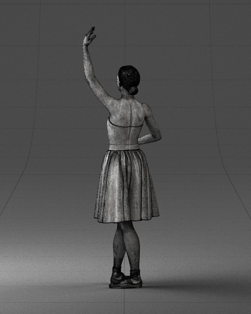 000330 Ballet Dancer in Graceful Pose 0105 3dp 3D print model_14