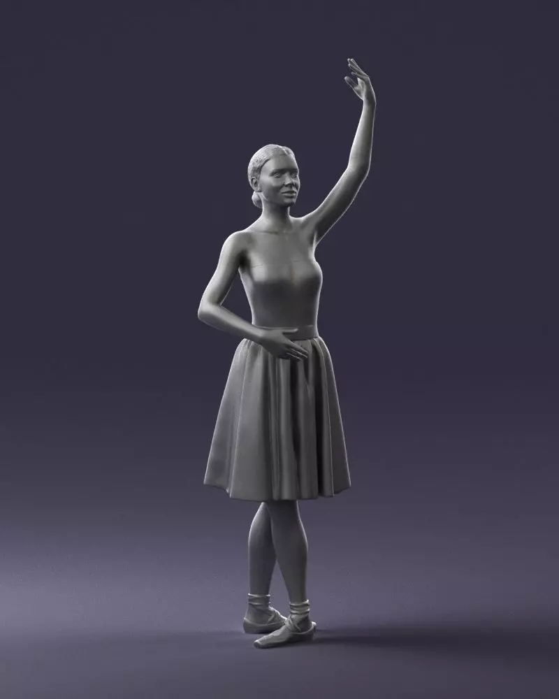 000330 Ballet Dancer in Graceful Pose 0105 3dp 3D print model_0