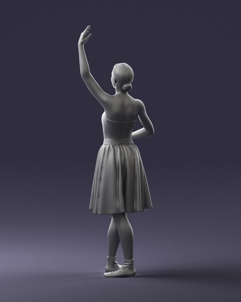 000330 Ballet Dancer in Graceful Pose 0105 3dp 3D print model_13