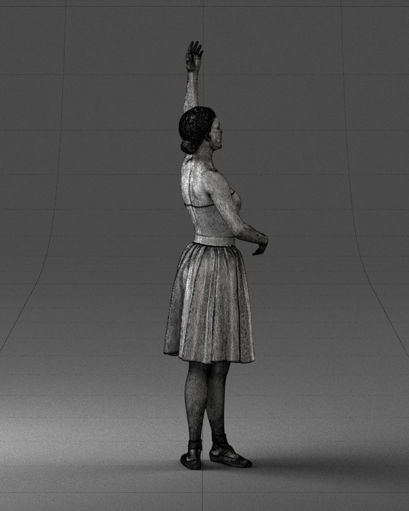 000330 Ballet Dancer in Graceful Pose 0105 3dp 3D print model_10