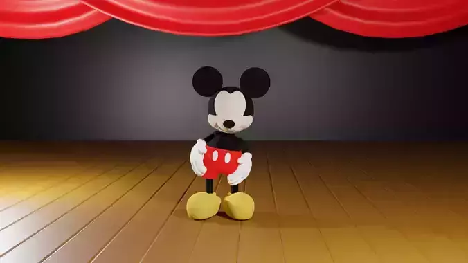 Mickey Mouse 3D 3D model