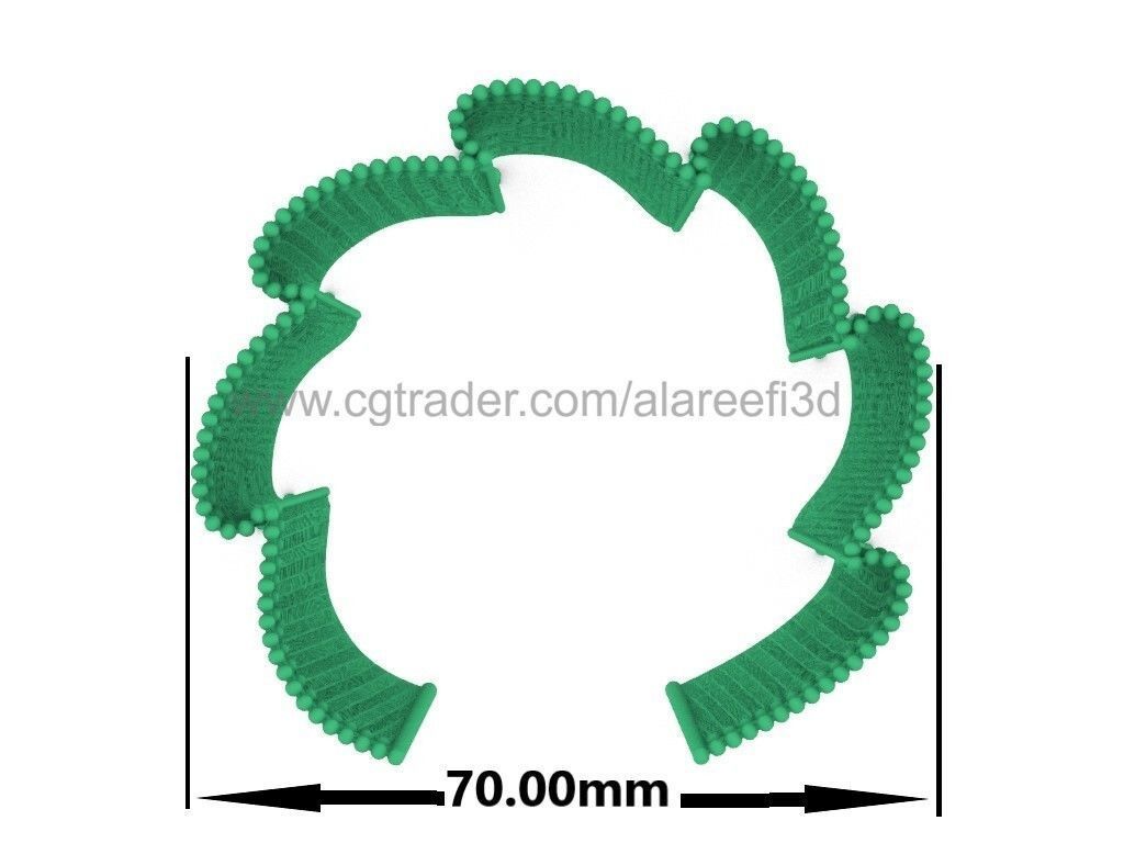 Long Ultra Vision Bangle Offered  for the first time 3D print model_7