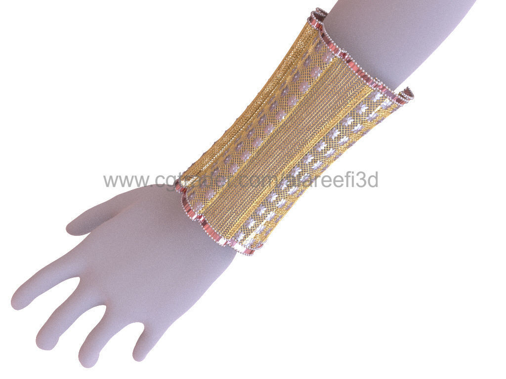 Long Ultra Vision Bangle Offered  for the first time 3D print model_3