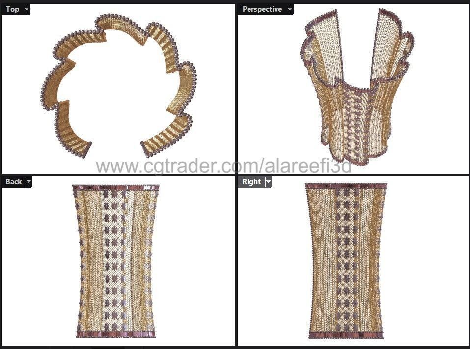 Long Ultra Vision Bangle Offered  for the first time 3D print model_10