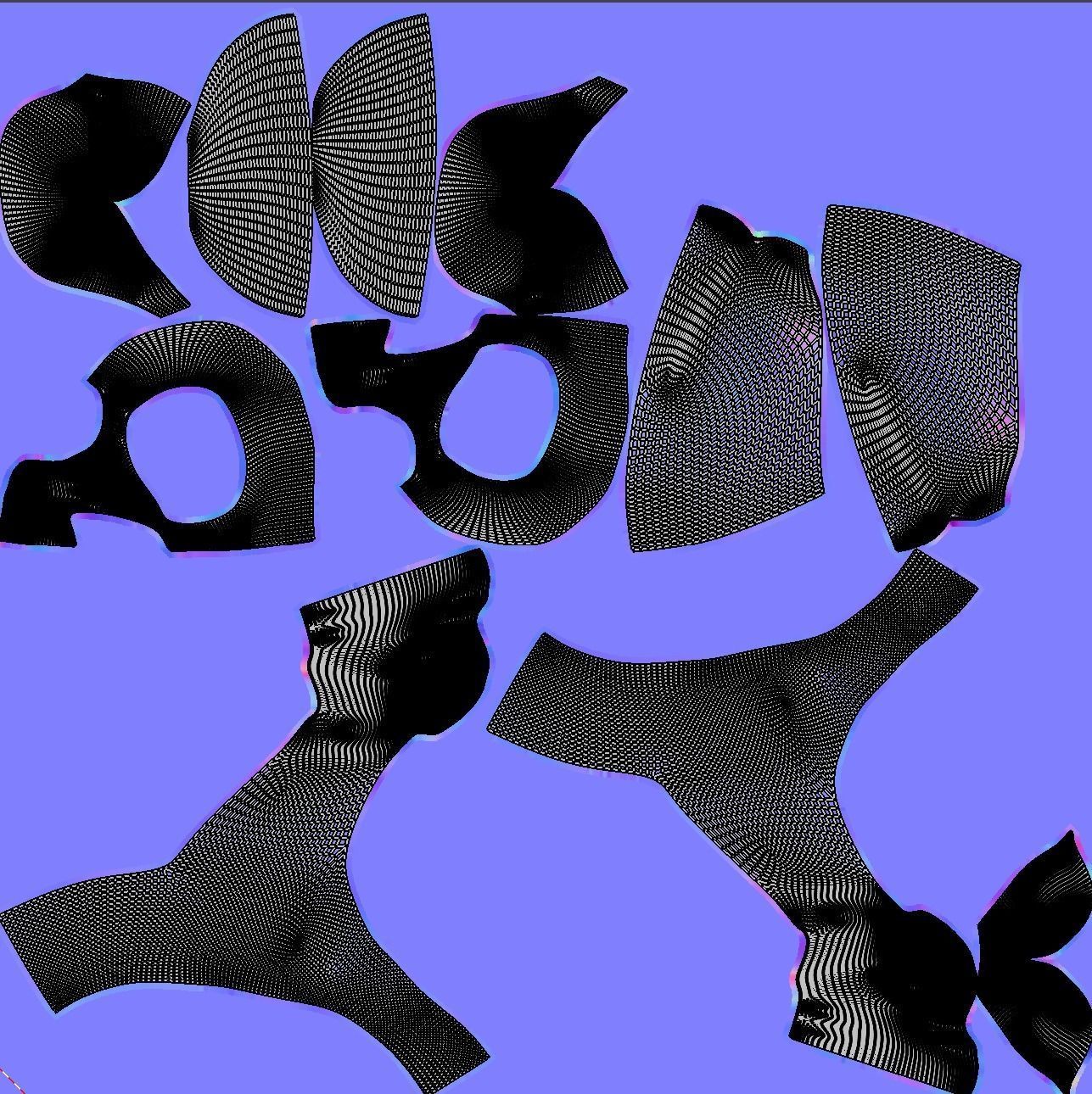 Skull ancient PBR  3D model_1