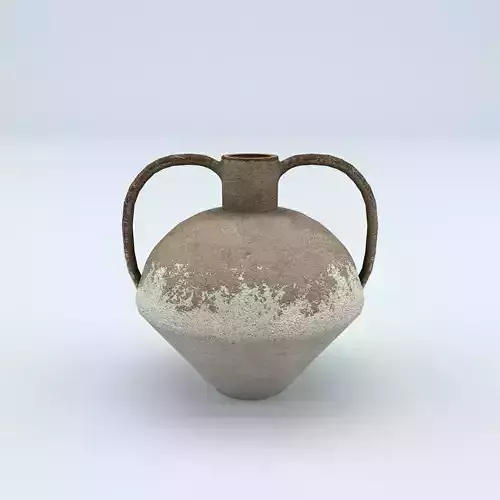 Boho Vase Low-poly 3D model