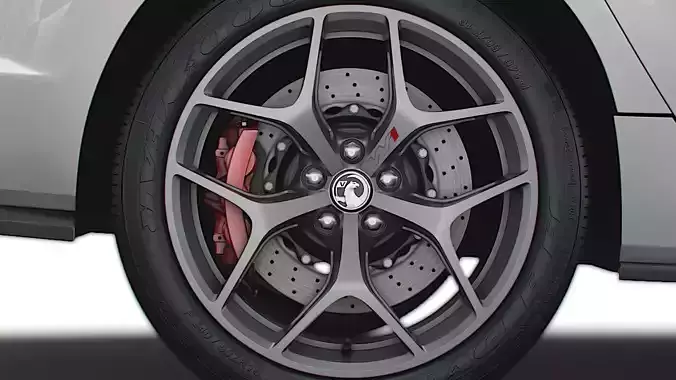 Vauxhall VXR8 GTS R W1 Sedan 2022 wheel 3D model