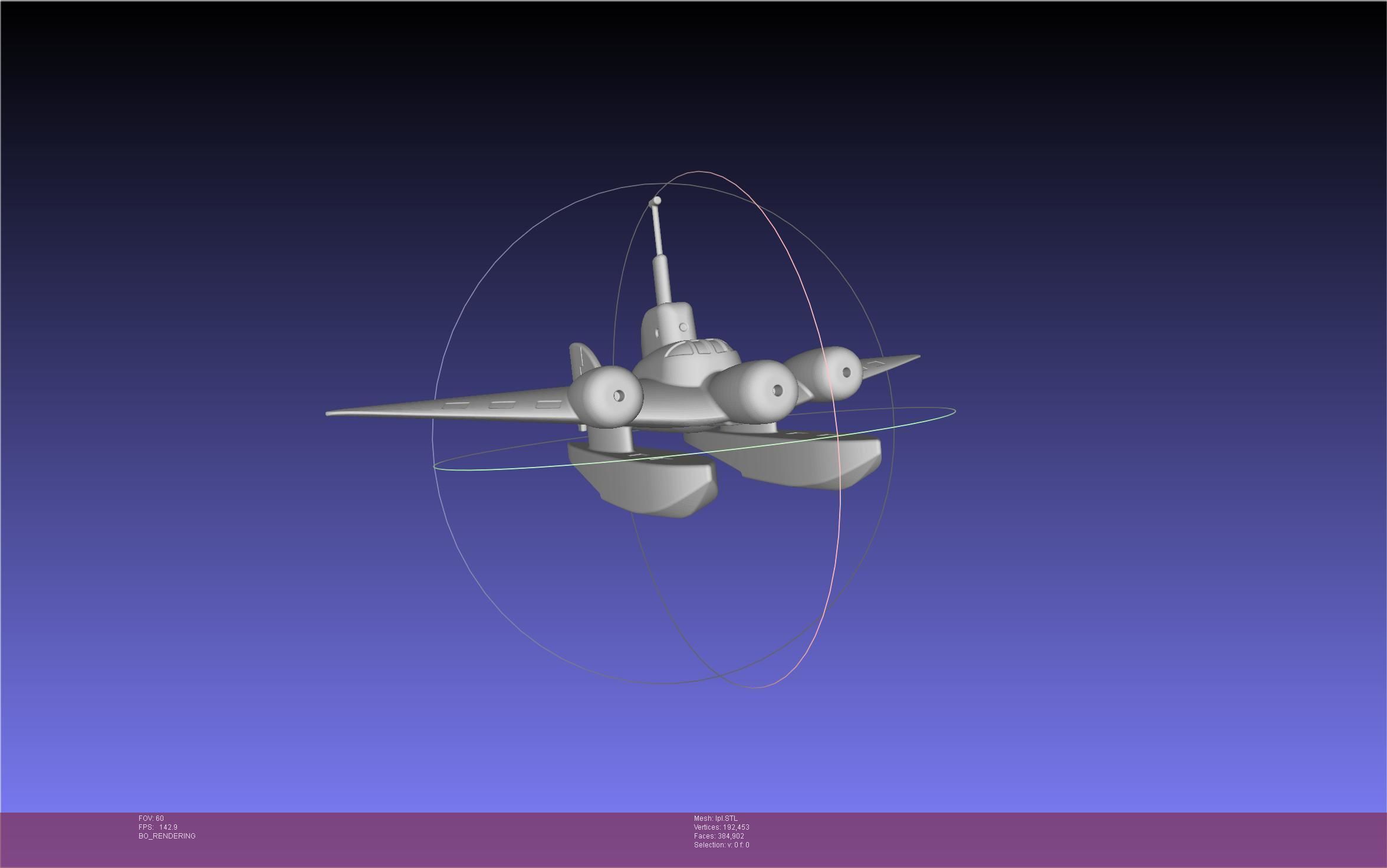 LPL Flying Submarine Model 3D print model_14