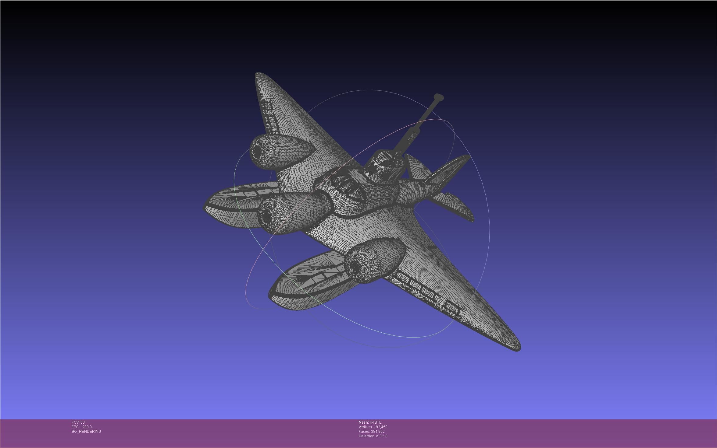 LPL Flying Submarine Model 3D print model_43