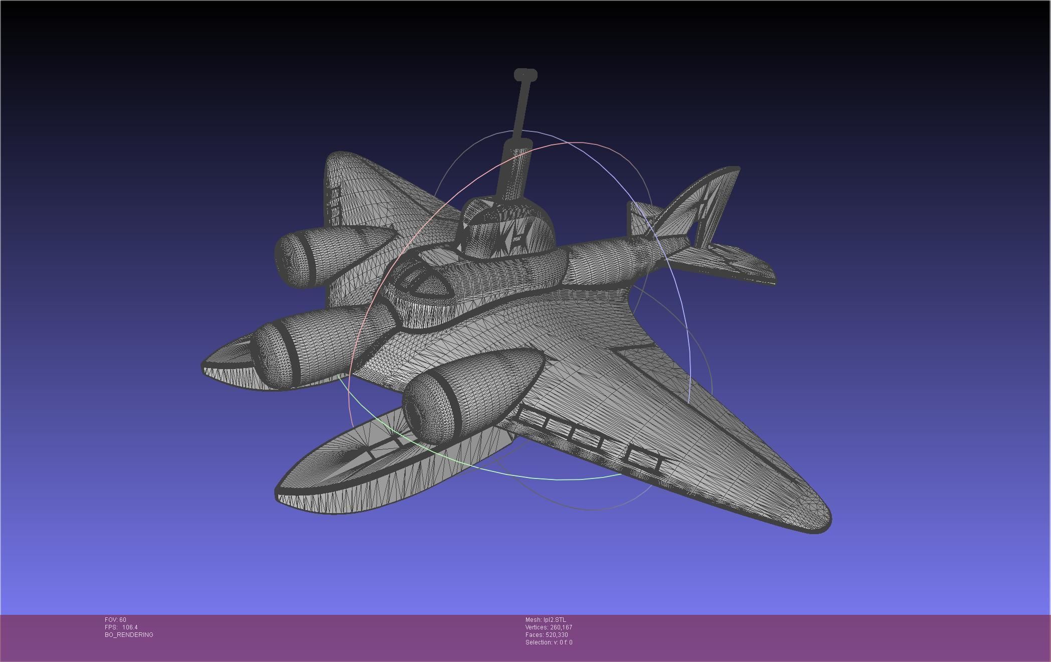 LPL Flying Submarine Model 3D print model_67