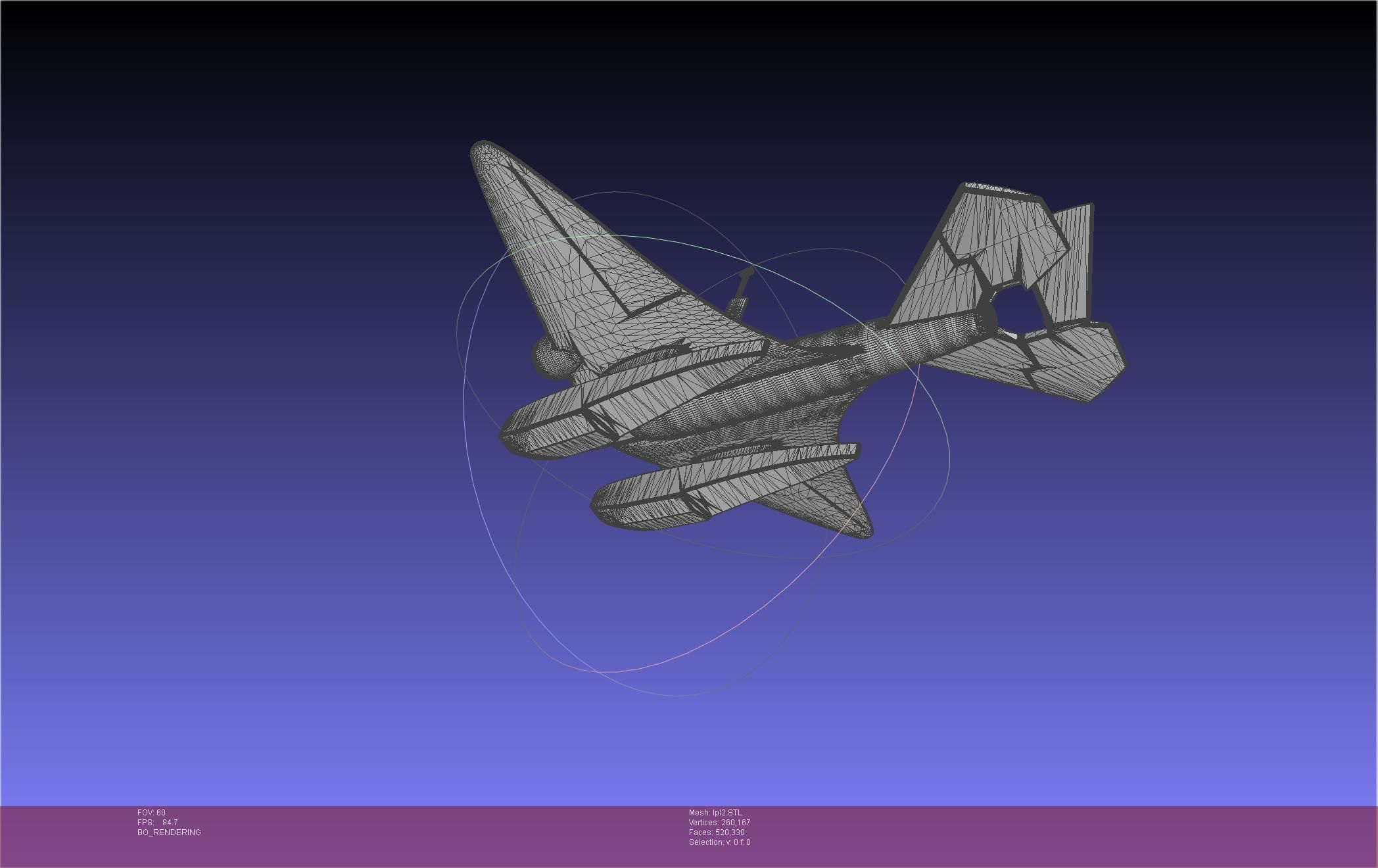 LPL Flying Submarine Model 3D print model_83