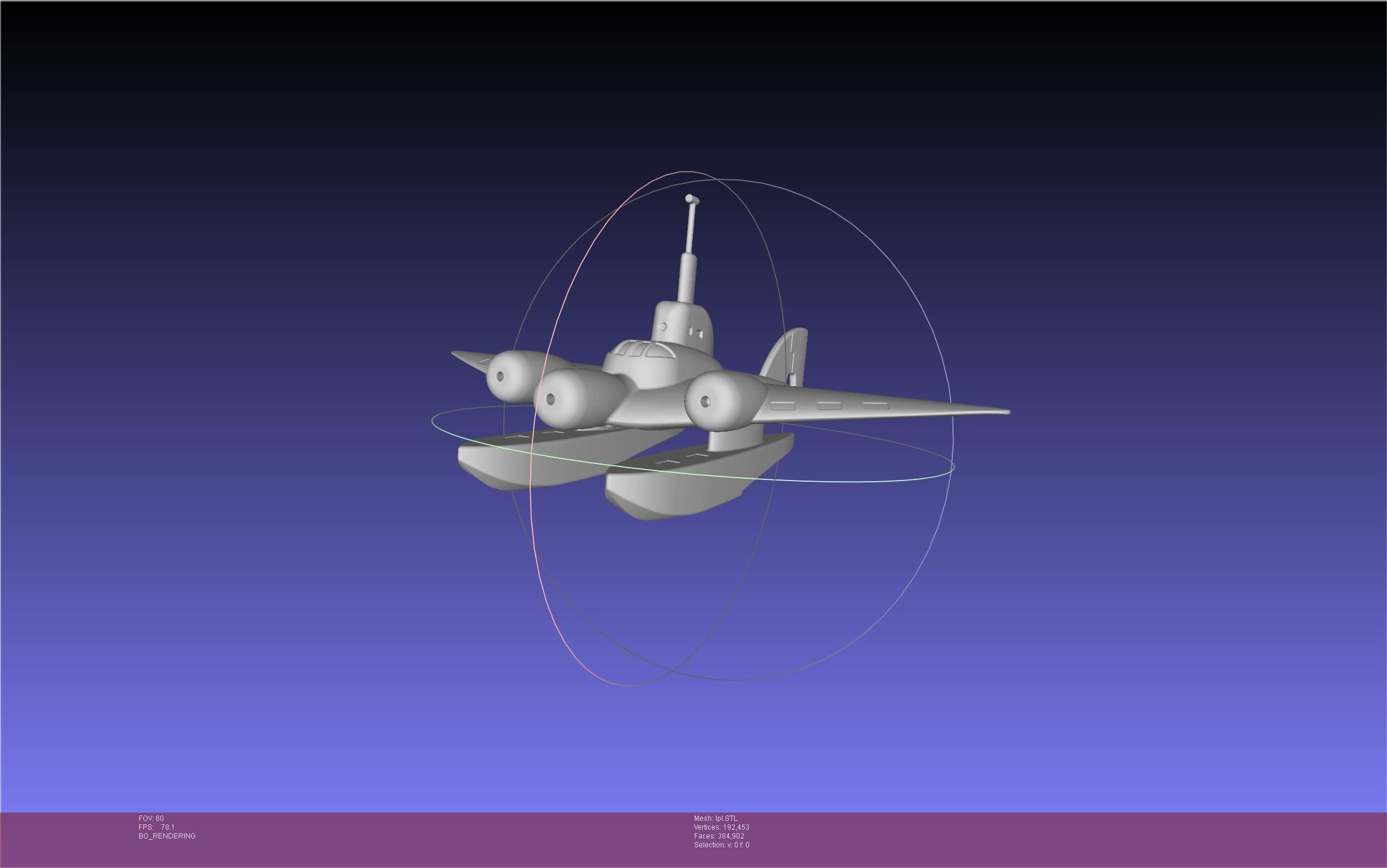LPL Flying Submarine Model 3D print model_6