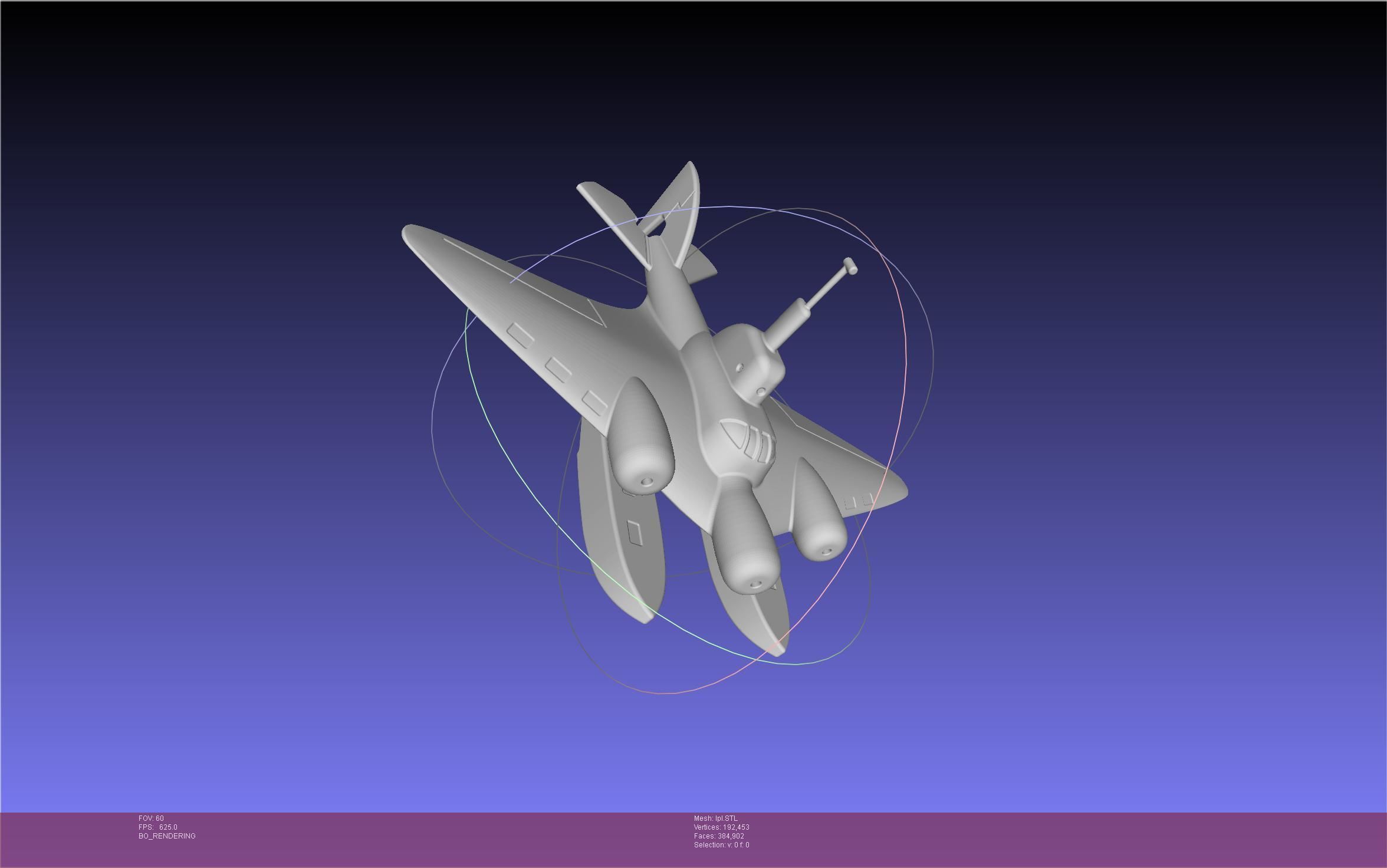 LPL Flying Submarine Model 3D print model_58