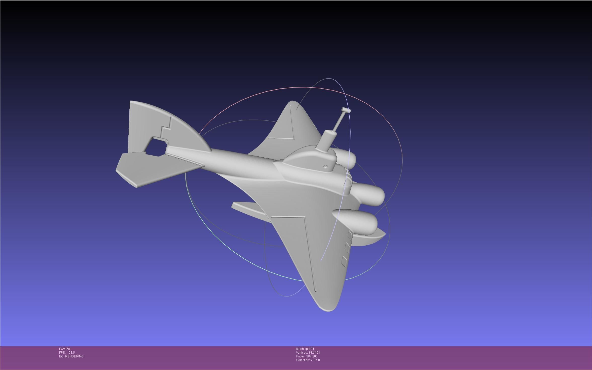 LPL Flying Submarine Model 3D print model_24