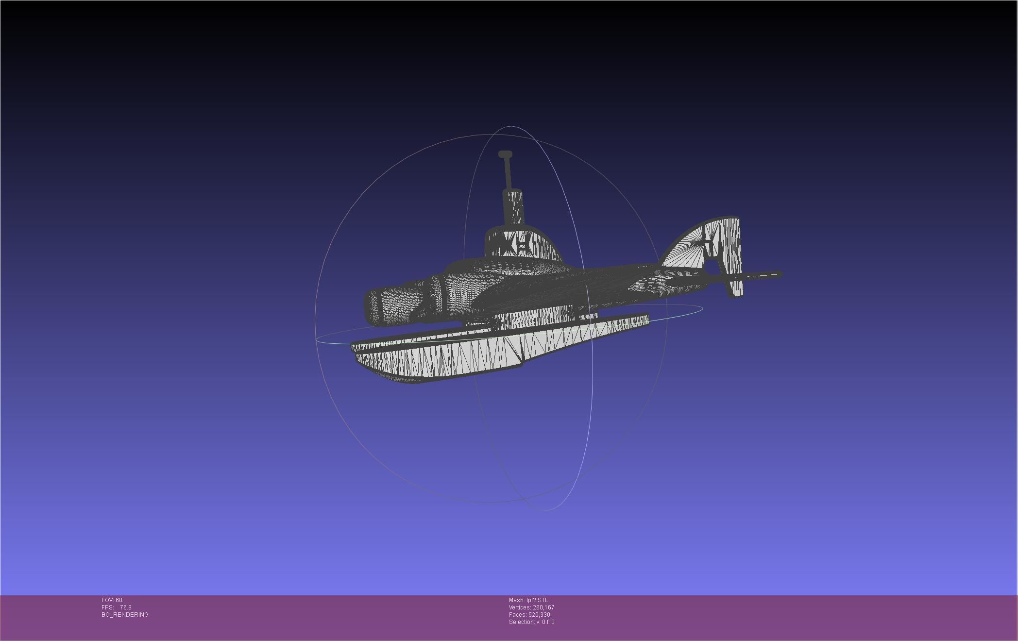 LPL Flying Submarine Model 3D print model_73