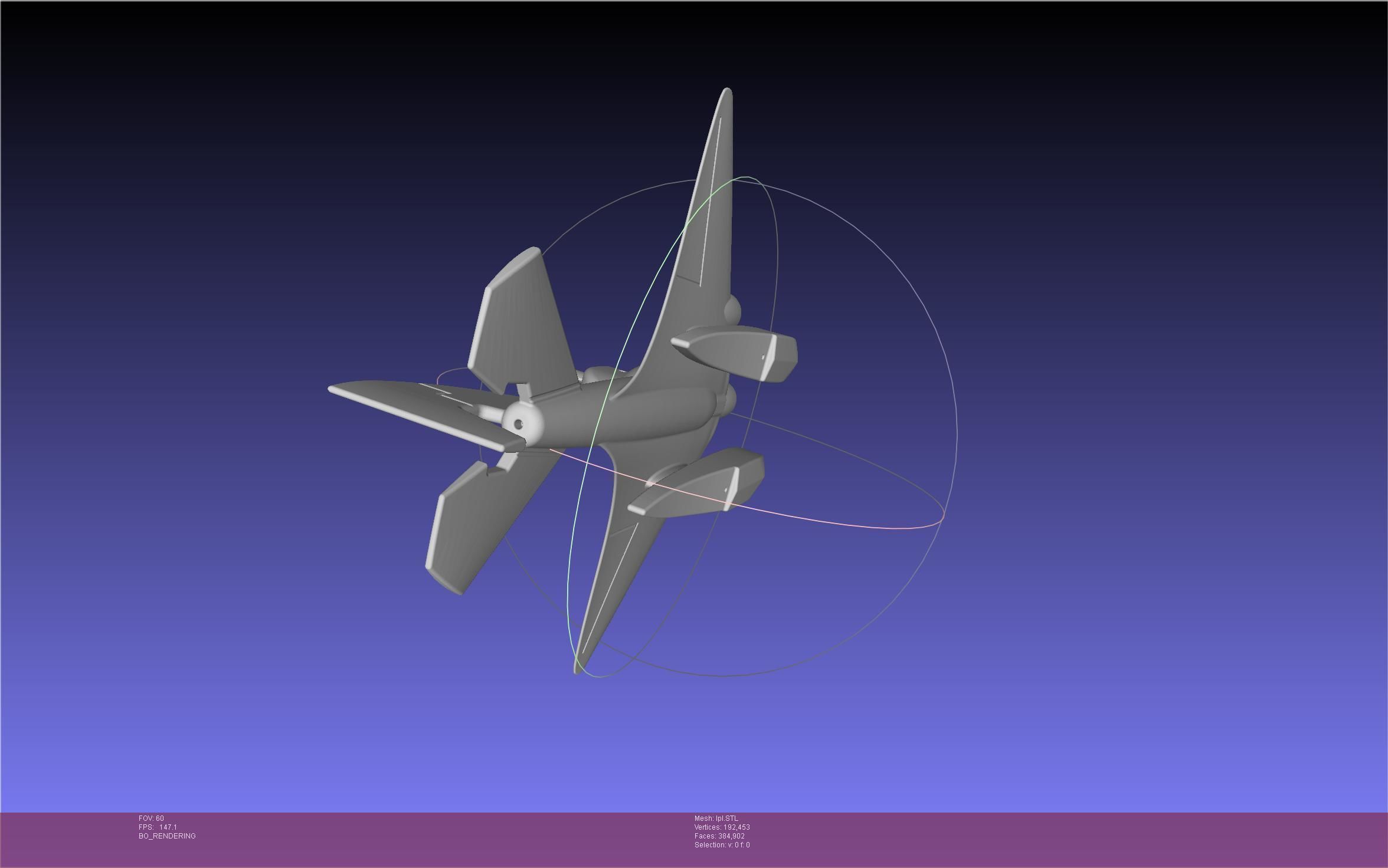 LPL Flying Submarine Model 3D print model_21