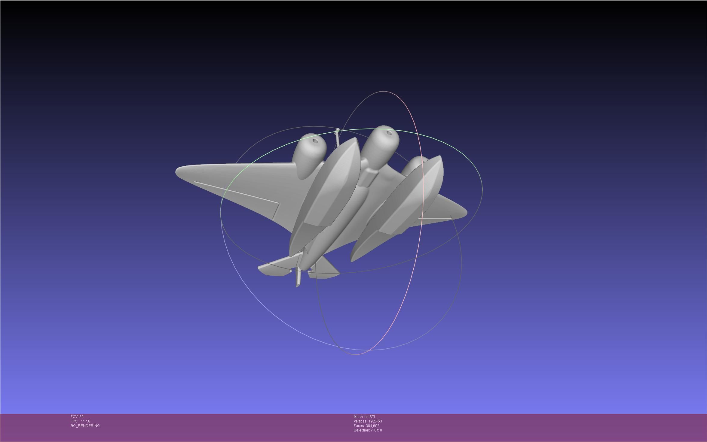 LPL Flying Submarine Model 3D print model_15