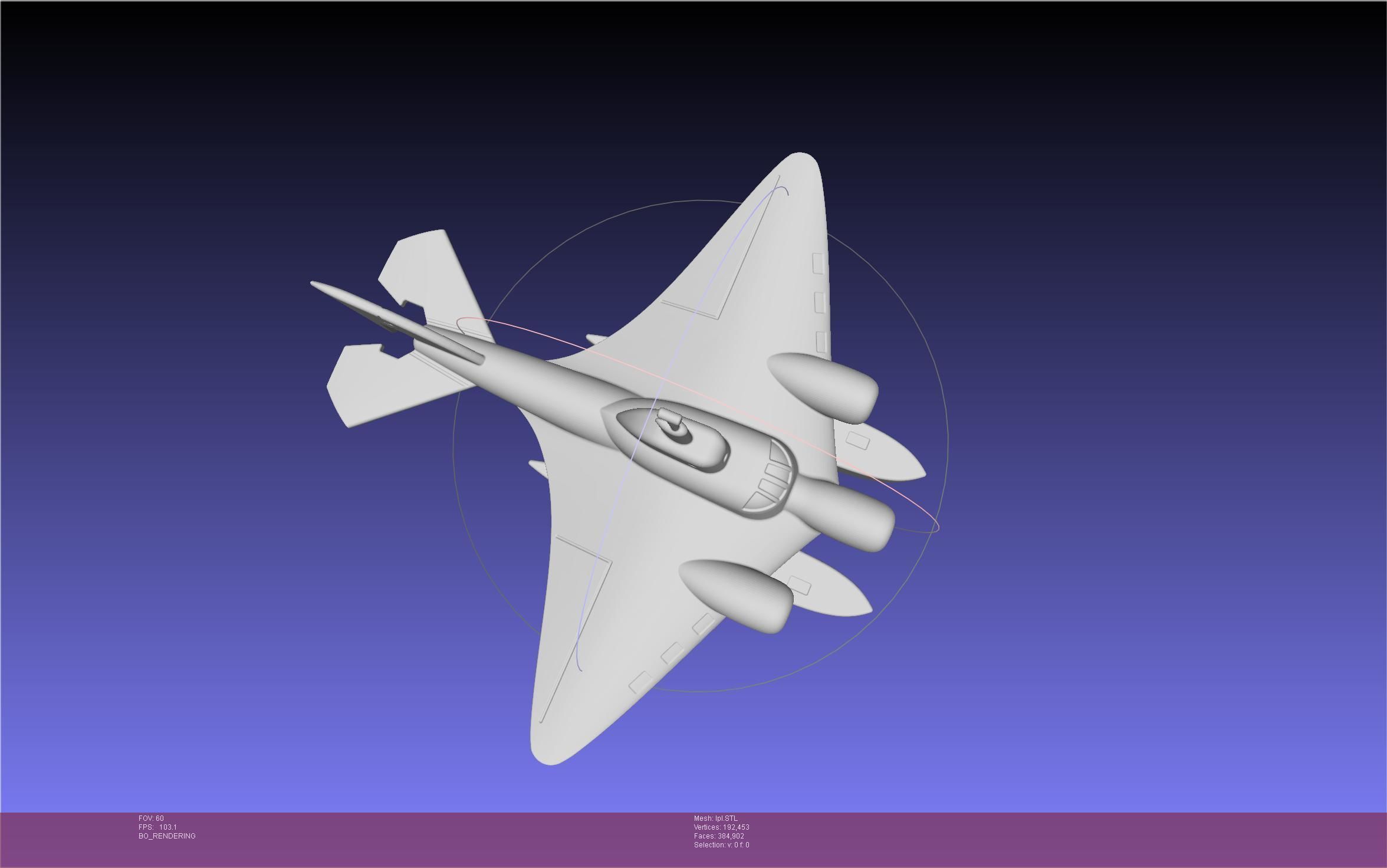 LPL Flying Submarine Model 3D print model_12
