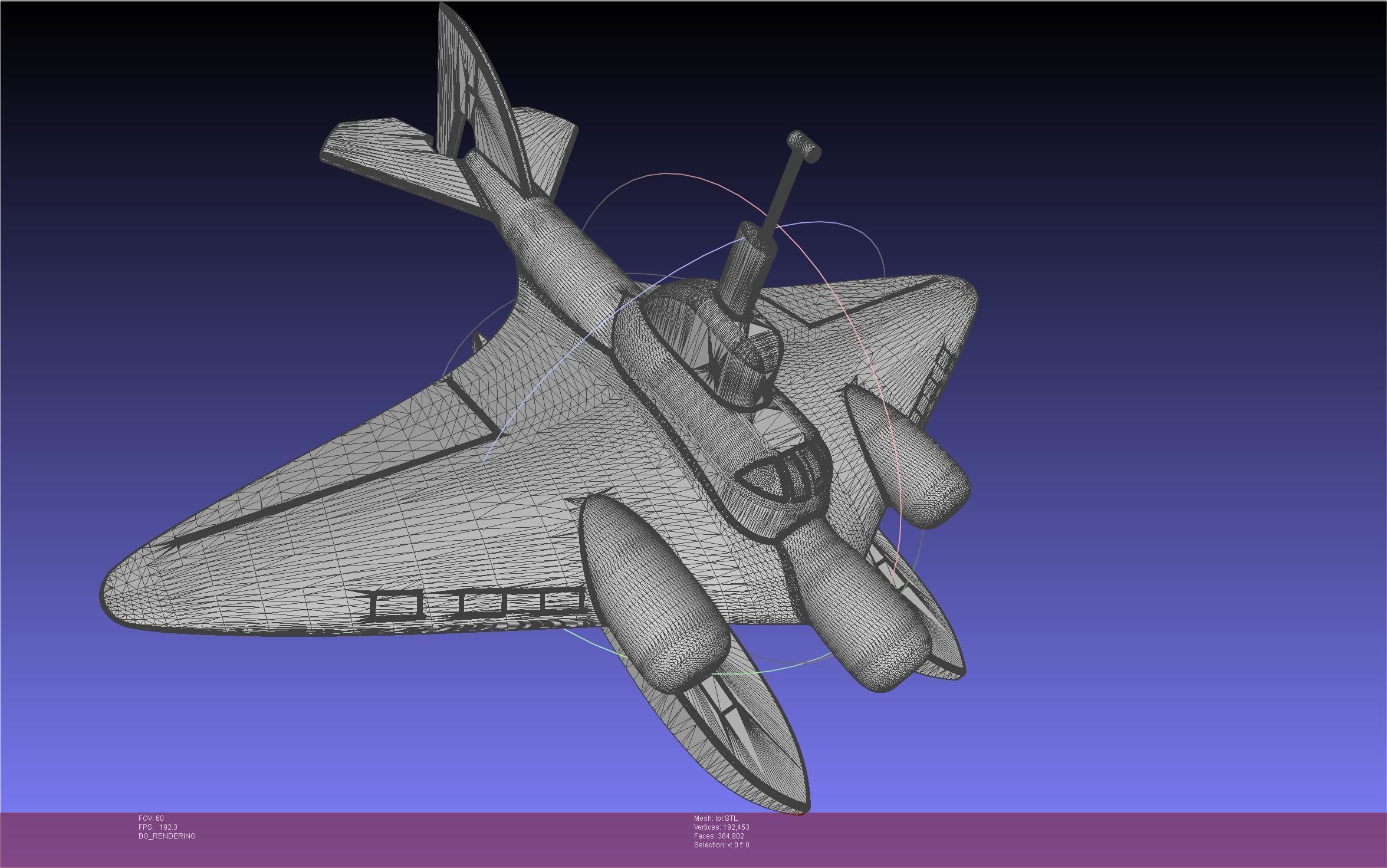 LPL Flying Submarine Model 3D print model_45