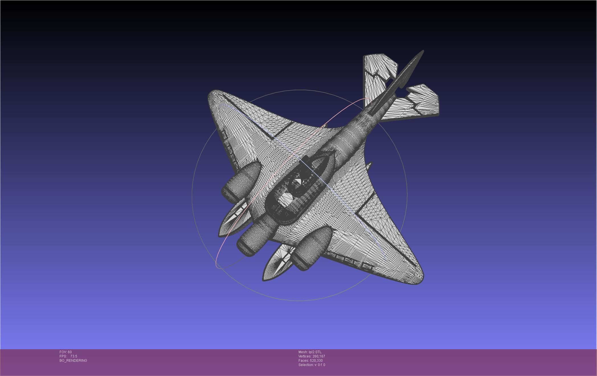 LPL Flying Submarine Model 3D print model_75