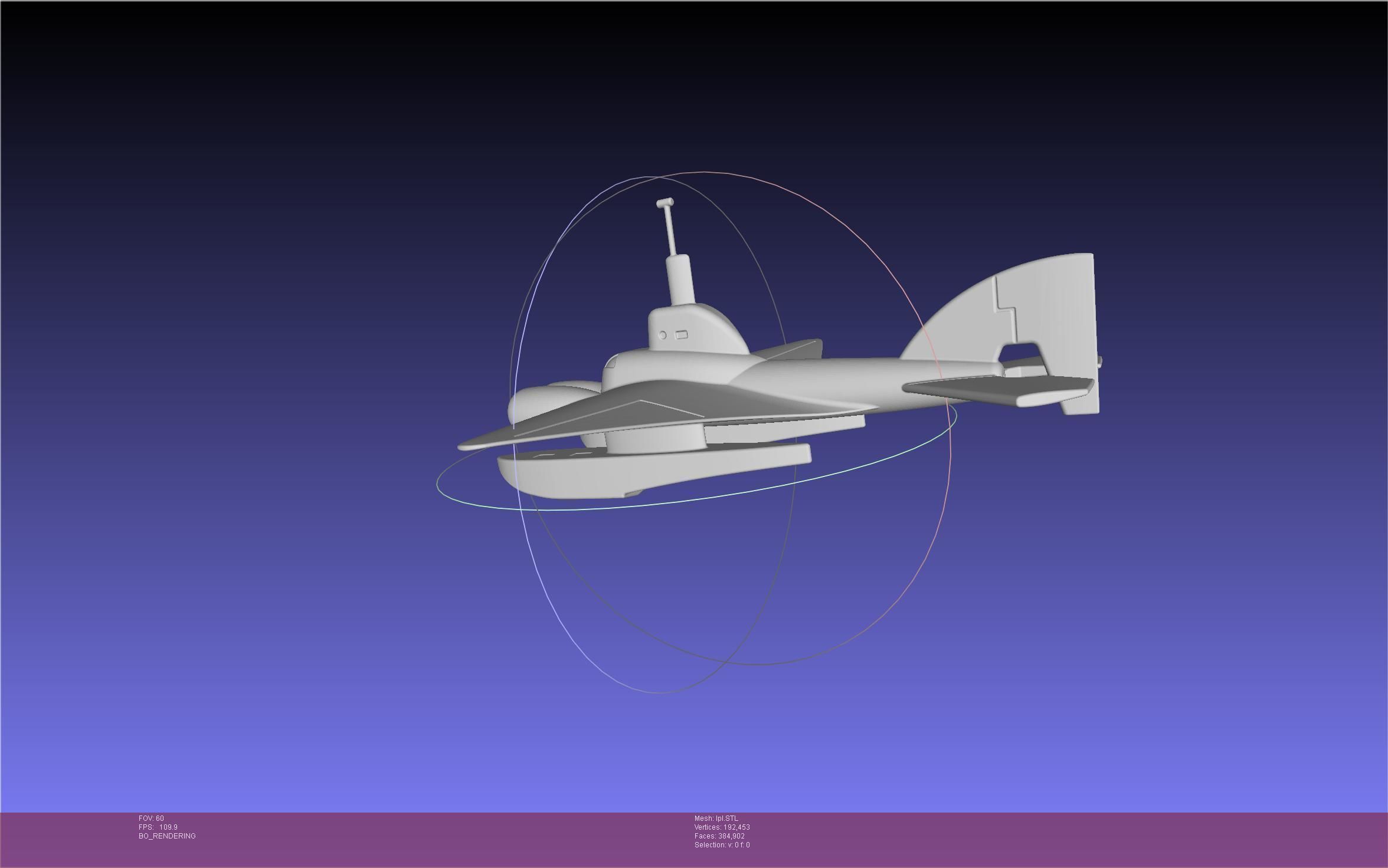 LPL Flying Submarine Model 3D print model_8