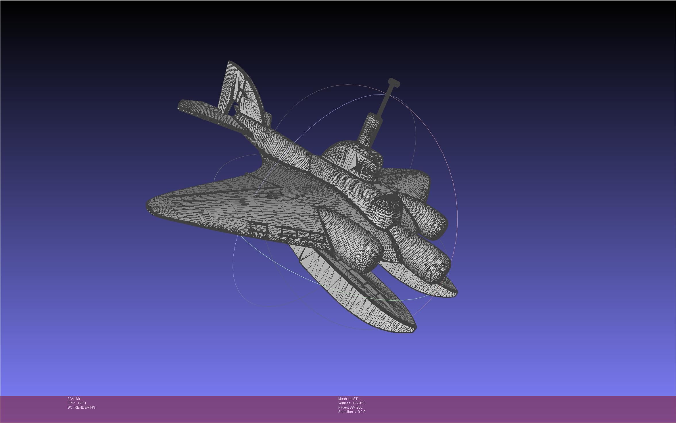LPL Flying Submarine Model 3D print model_46