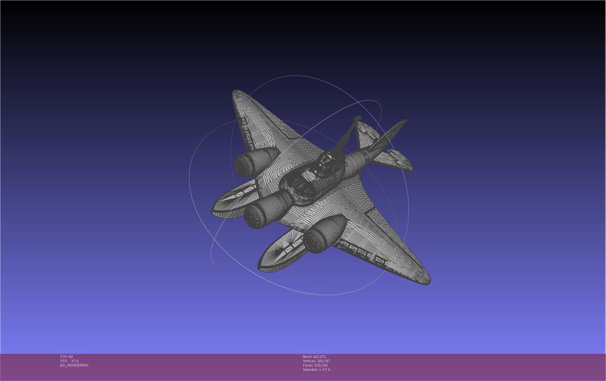 LPL Flying Submarine Model 3D print model_77