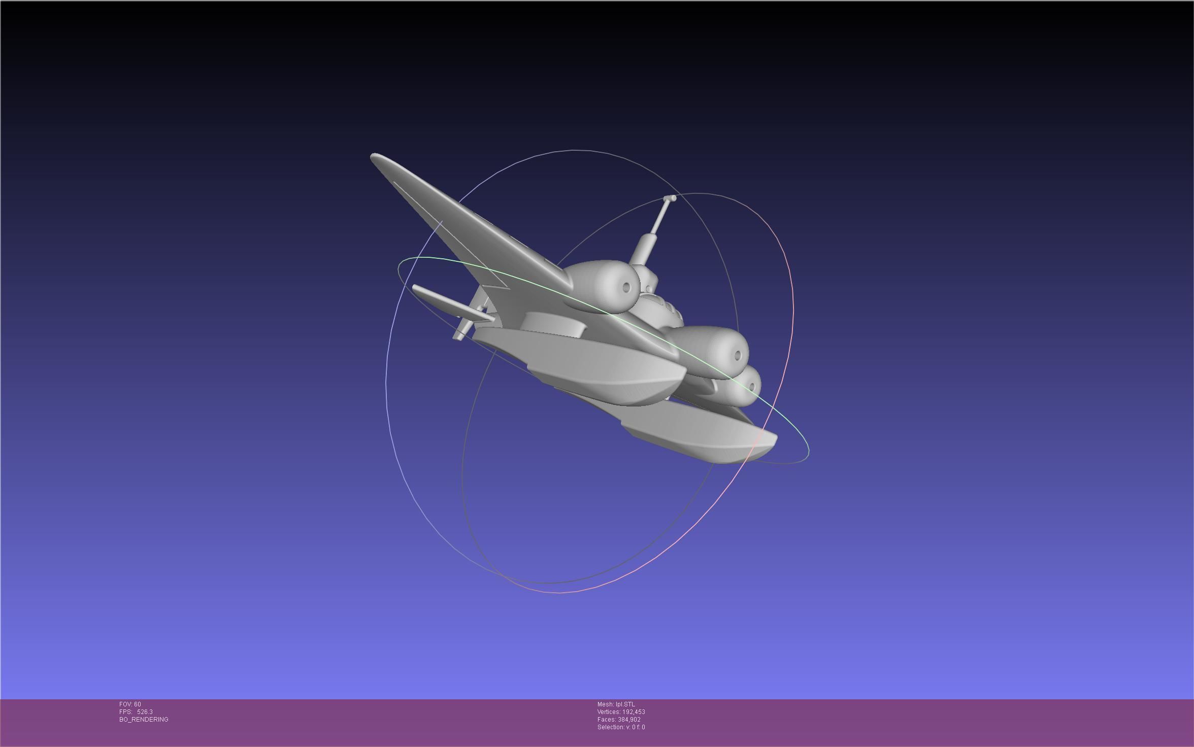 LPL Flying Submarine Model 3D print model_54