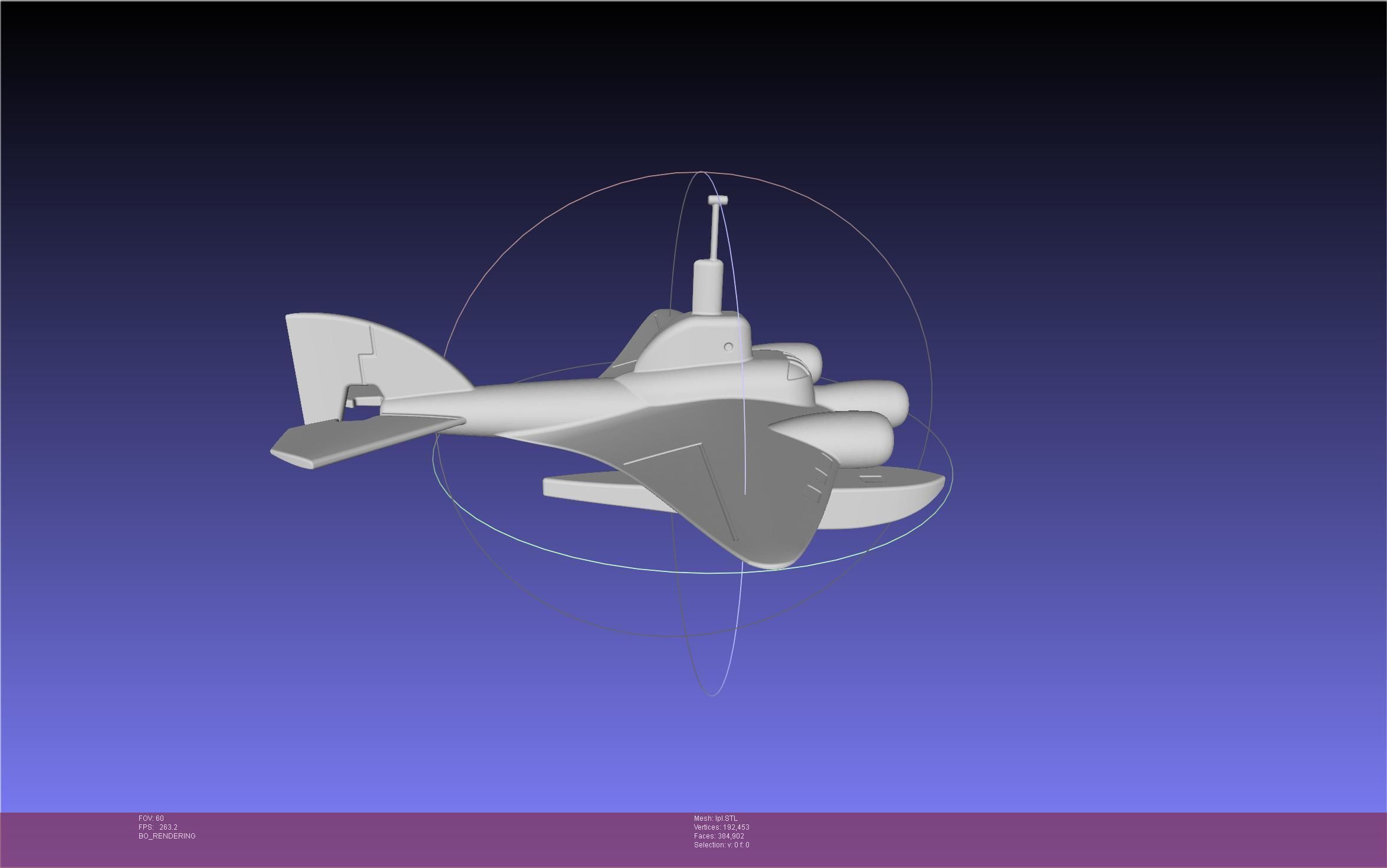 LPL Flying Submarine Model 3D print model_11