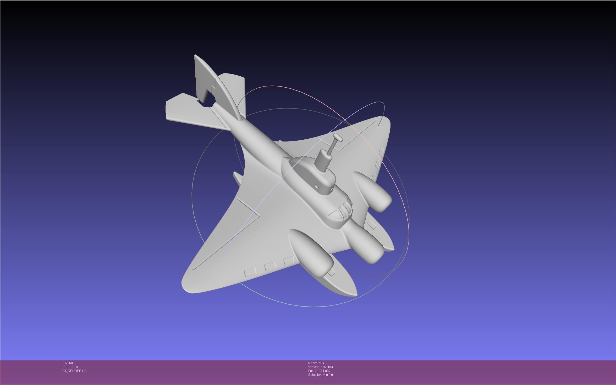 LPL Flying Submarine Model 3D print model_18